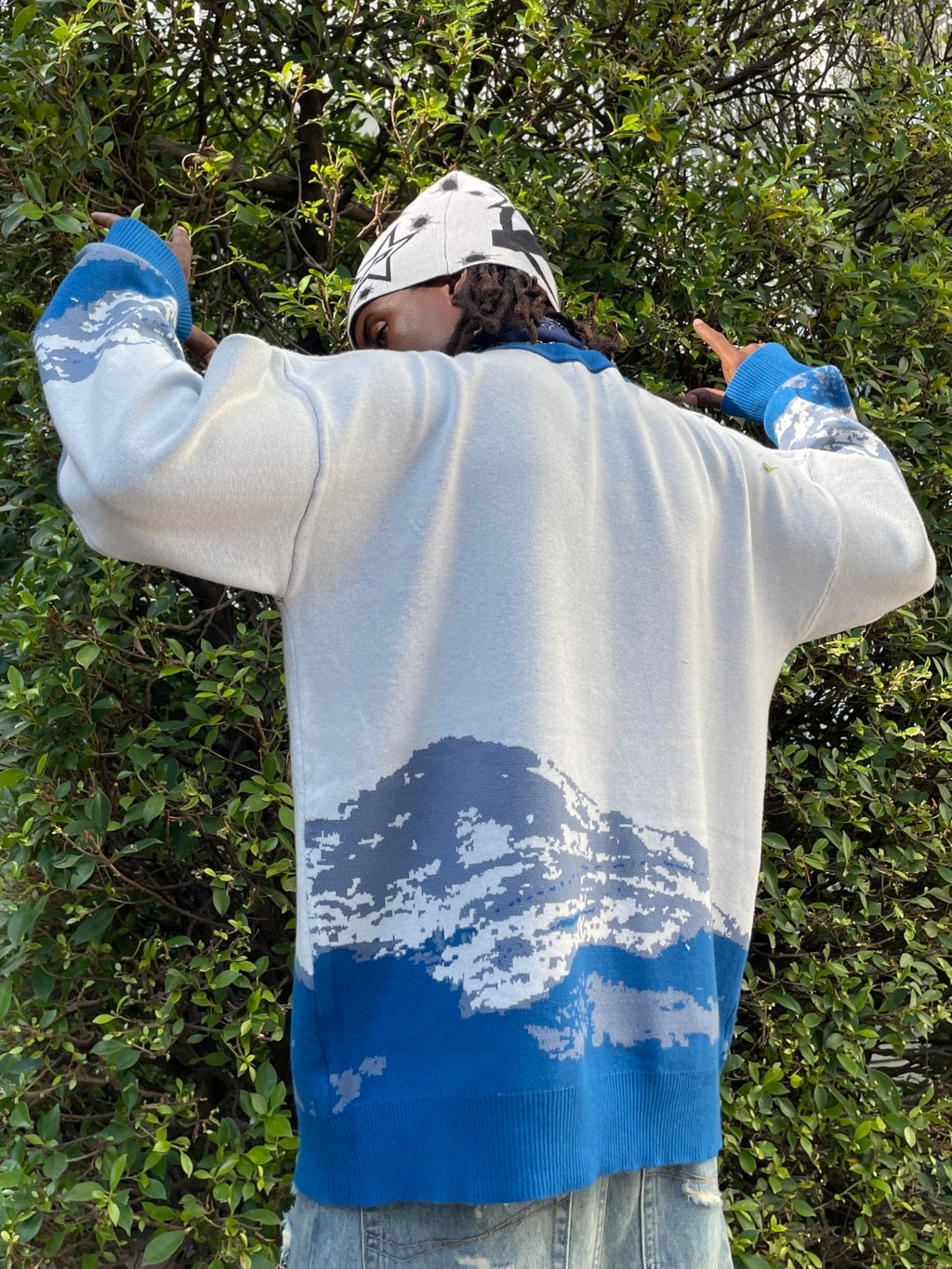 Unisex oversized graphic Sweater