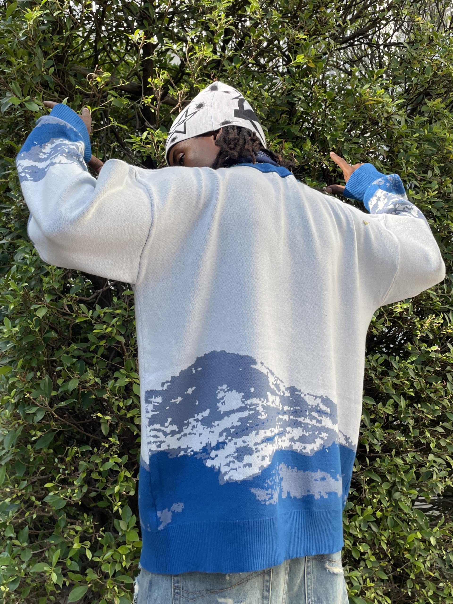 Unisex oversized graphic Sweater