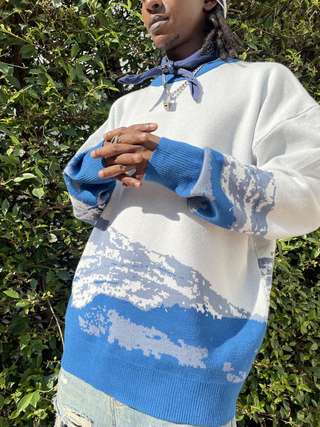Unisex oversized graphic Sweater